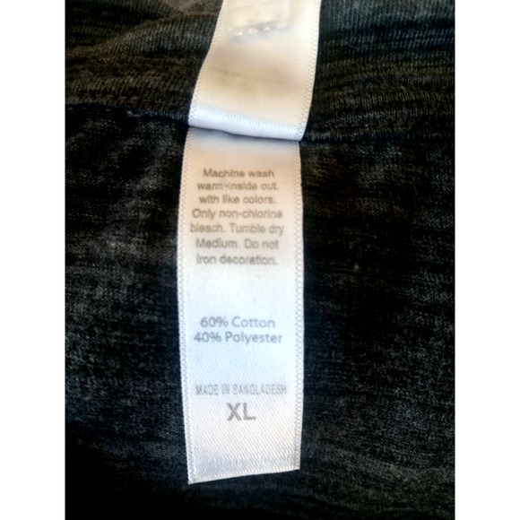 TeeMax San Francisco Embroidered  grey short sleeve tee shirt, XL - Picture 6 of 6